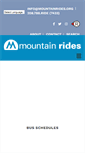 Mobile Screenshot of mountainrides.org
